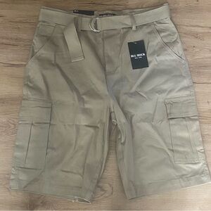 Blue Rock Khaki Cargo Shorts size 34 New Style MCGS-330KK
